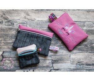 Stickserie ITH - Einhorn Tasche Dreaming Unicorn - BeYOUnicorn